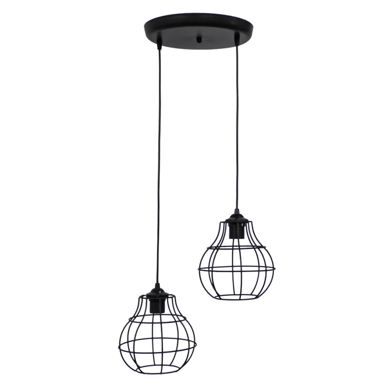 Heronia Lighting - ΣΗΜΑΝΤΙΚΟ: Σε περίπτωση διαφοράς τιμής από το κατάστημα ισχύει παντα και μόνο η τιμή του καταστήματος Heronia Κρεμαστό Φωτιστικό Οροφής FUN-50 PENDEL 2/L Δίφ