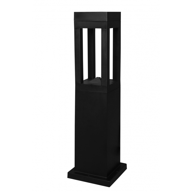 Heronia Φωτιστικό Εδάφους Εξωτερικού Χώρου D-286 Μονόφωτο Πλαστικό Μαύρο 22x22x78cm GU10 32-0106