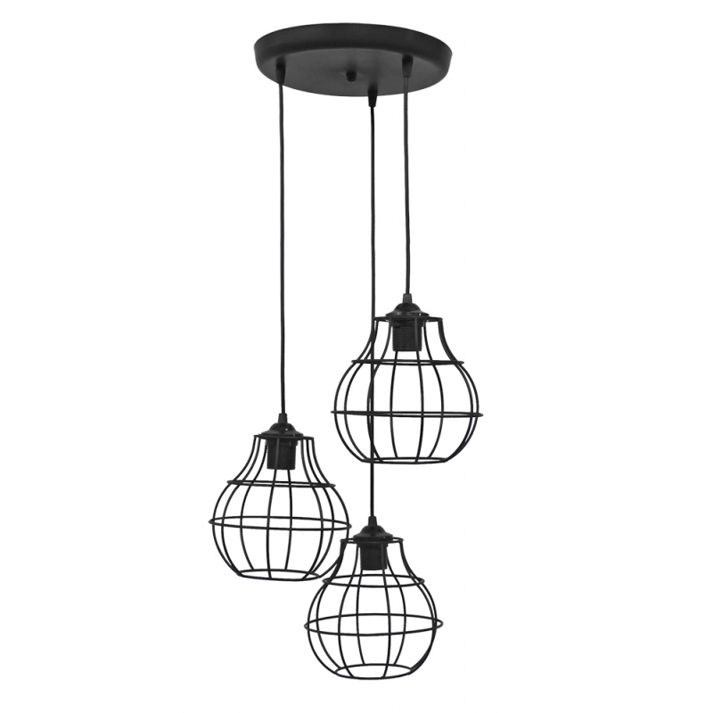 Heronia Κρεμαστό Φωτιστικό Οροφής FUN-50 PENDEL 3/L Τρί