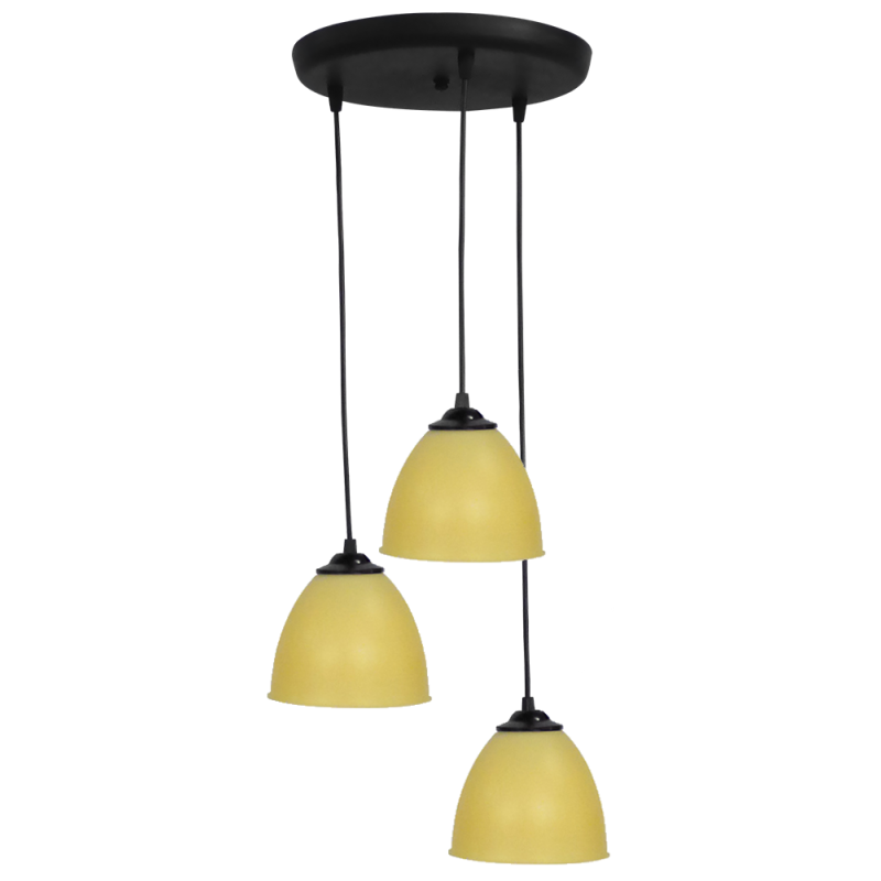 Heronia Κρεμαστό Φωτιστικό Οροφής OVO PENDEL/3L Τρίφωτο