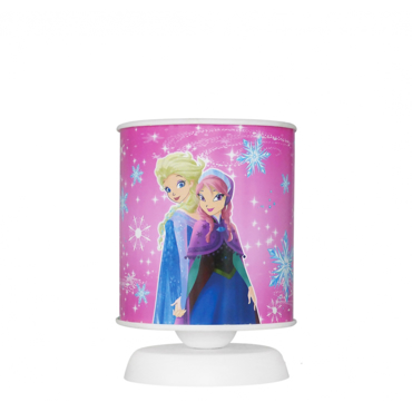 Heronia Παιδικό Πορτατίφ Μονόφωτο Πλαστικό Λευκό με Πολύχρωμο Καπέλο Φ15.5x23cm Ε27 36-0032