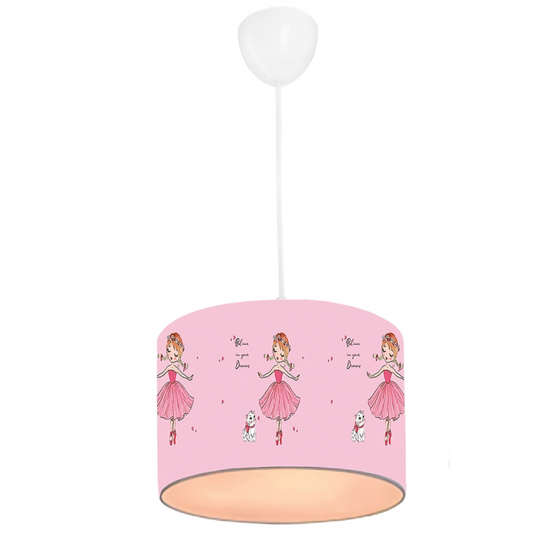 Heronia Παιδικό Φωτιστικό Οροφής KID-BALLARINA Μονόφωτο