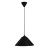Heronia CONOS/30 Kremasto Fotistiko Orofis Plastiko Mavro Monofoto E27 F30x92cm 35-0026
