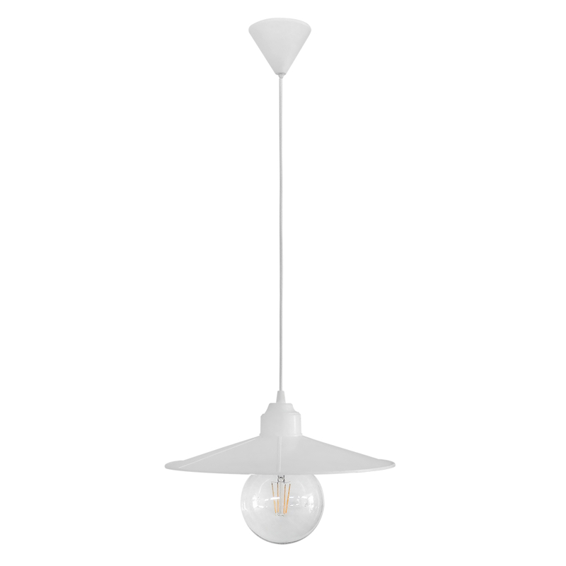 Heronia Lighting - ΣΗΜΑΝΤΙΚΟ: Σε περίπτωση διαφοράς τιμής από το κατάστημα ισχύει παντα και μόνο η τιμή του καταστήματος Heronia LP-180Κ Κρεμαστό Φωτιστικό Οροφής Πλαστικό Λευκ