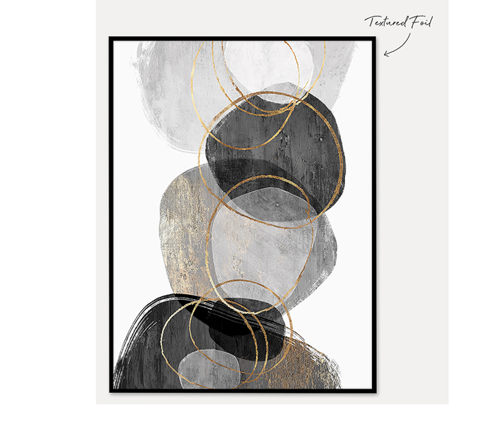 Zaros Monternos Pinakas 'Stones' 70X100cm PI338