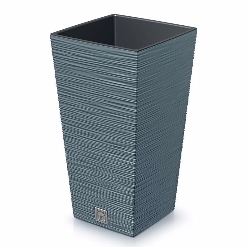 Γλάστρες - Ζαρντινιέρες agiovlasitishome - ΣΗΜΑΝΤΙΚΟ: Σε περίπτωση διαφοράς τιμής από το κατάστημα ισχύει παντα και μόνο η τιμή του καταστήματος Iliadis Πλαστικό Κασπώ ''FURU SQUARE'' Μπλε 24x24x45cm