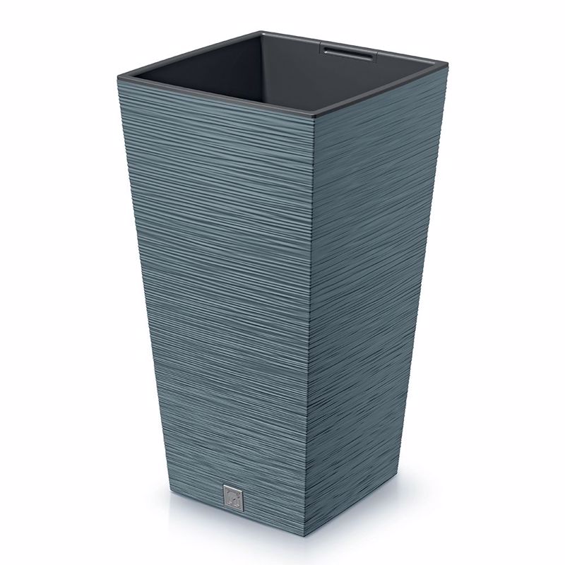 Γλάστρες - Ζαρντινιέρες agiovlasitishome - ΣΗΜΑΝΤΙΚΟ: Σε περίπτωση διαφοράς τιμής από το κατάστημα ισχύει παντα και μόνο η τιμή του καταστήματος Iliadis Πλαστικό Κασπώ FURU SQUARE Μπλε 40x40x76cm 4578