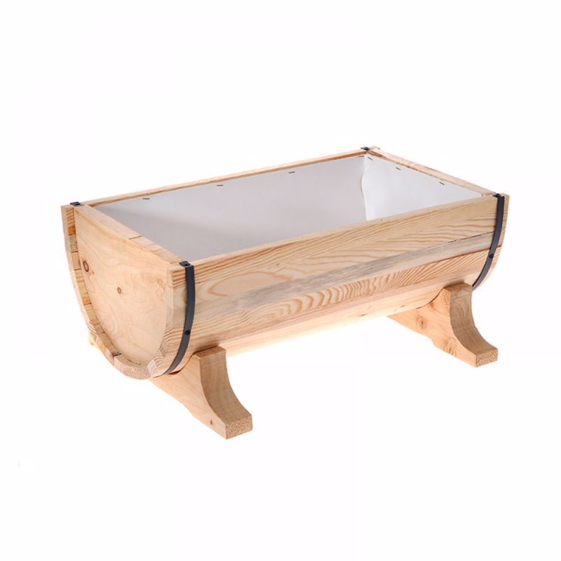 ILIADIS ΚΑΣΠΩ ΞΥΛΙΝΟ ‘ΒΑΡΕΛΑΚΙ’ NATURAL 60X33X22EK 53959