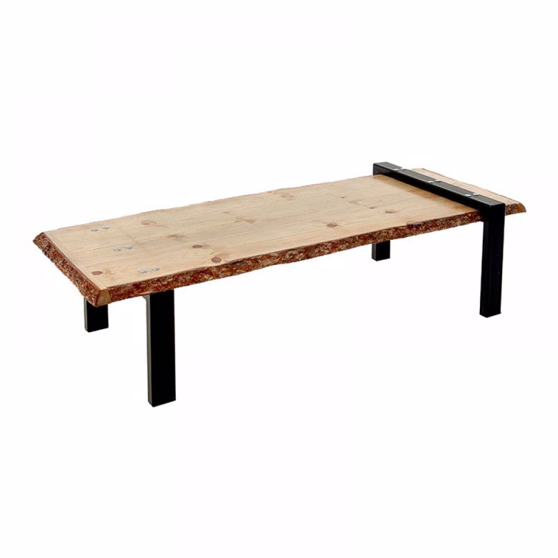 ILIADIS ΤΡΑΠΕΖΙ ΠΕΥΚΟ/ΜΕΤΑΛΛΟ NATURAL 175X63X47 53991