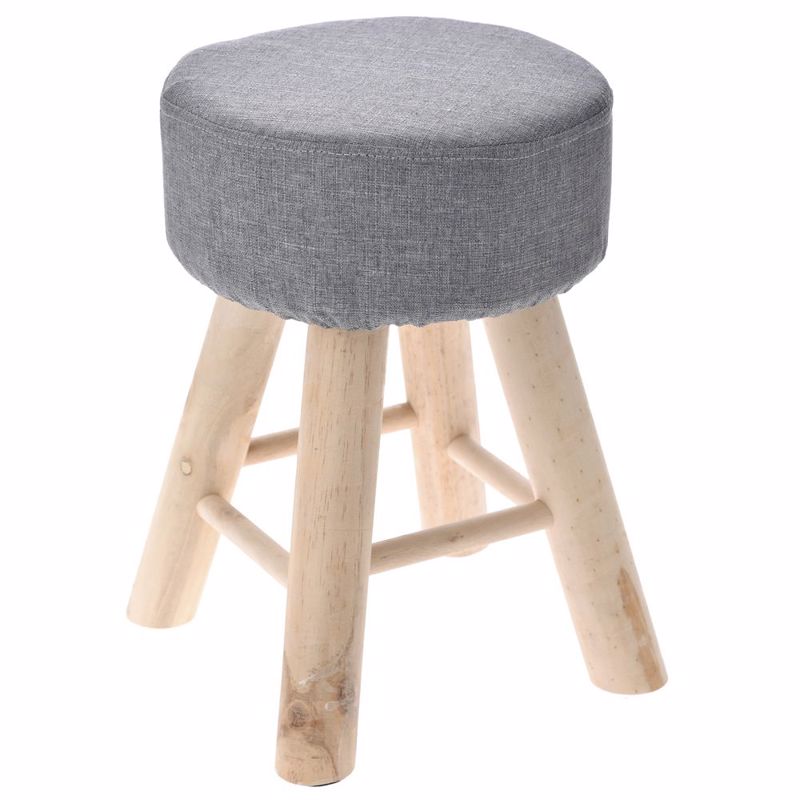 Έπιπλα σαλονιού agiovlasitishome - ΣΗΜΑΝΤΙΚΟ: Σε περίπτωση διαφοράς τιμής από το κατάστημα ισχύει παντα και μόνο η τιμή του καταστήματος ILIADIS ΣΚΑΜΠΩ ΓΚΡΙ Φ28Χ41 ΞΥΛΙΝΟ ΥΦΑΣΜΑΤΙΝΟ 70503