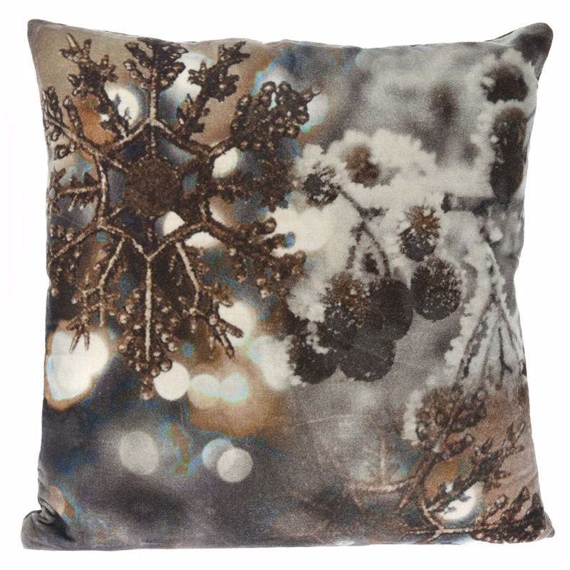 Iliadis Βελούδινο Μαξιλάρι Νιφάδα 45Χ45cm Βαμβακερό με 