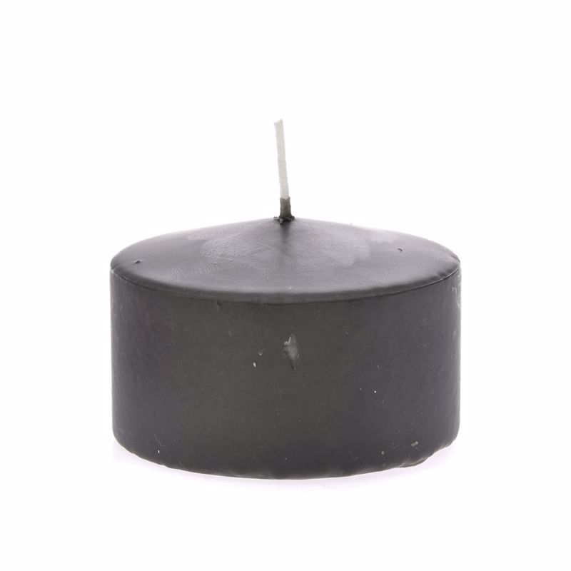 Iliadis Γκρί Κερί Κύλινδρος Φ9x6cm 76393