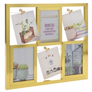 ILIADIS ΠΟΛΥΚΟΡΝΙΖΑ ΧΡΥΣΗ 6 ΘΕΣΕΩΝ 40x36cm 77298