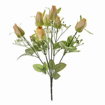 Iliadis Μπουκέτο με Μπεζ Τριαντάφυλλα 32cm 77361