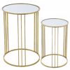 ILIADIS SET TON 2 XRuSO METALLIKO TRAPEZI F40X59 / F34X54 ME EPIFANEIA KAThREFTI 78081