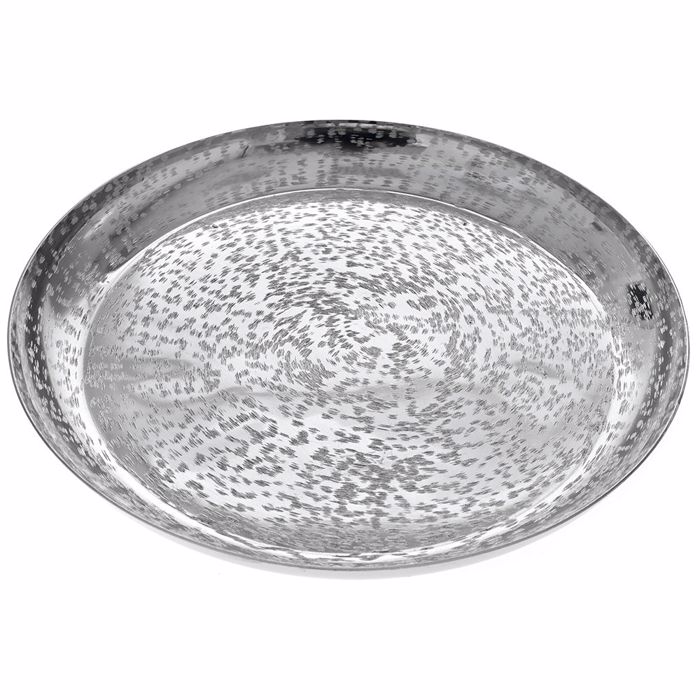 Iliadis Asimi Stronguli Metalliki Piatela F40x5cm 83042
