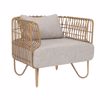 Iliadis Poluthrona Metalliki Kafe me Ekrou Maxilaria 76x66x65cm 84922