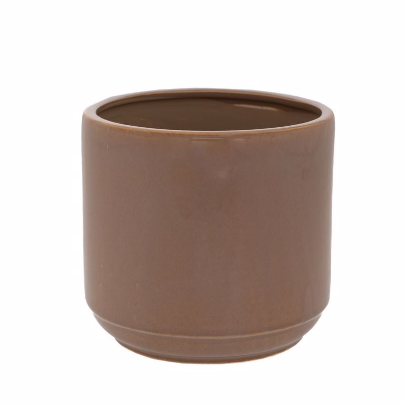 Γλάστρες - Ζαρντινιέρες agiovlasitishome - ΣΗΜΑΝΤΙΚΟ: Σε περίπτωση διαφοράς τιμής από το κατάστημα ισχύει παντα και μόνο η τιμή του καταστήματος Iliadis Κεραμικό Κρεμ Κασπώ Φ16x15cm 85080