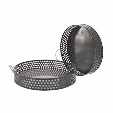 Iliadis Σετ των 2 Δίσκοι Μεταλλικοί Γκρι Στρογγυλοί Φ31x6cm/Φ26x5cm 85638