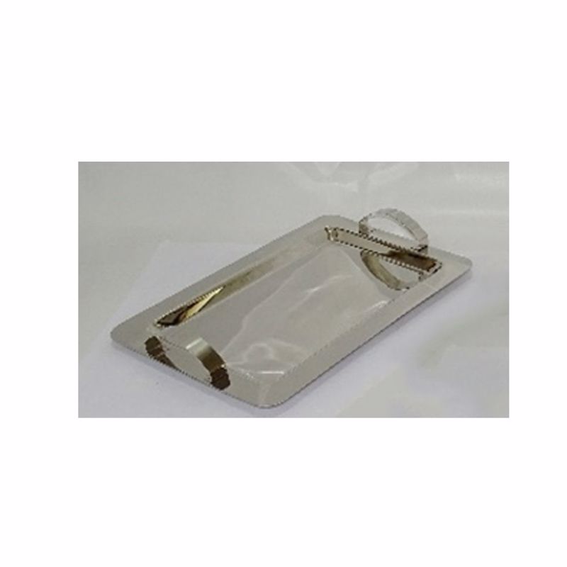 Iliadis Δίσκος Ασημί Νίκελ 35x25x5cm 86772