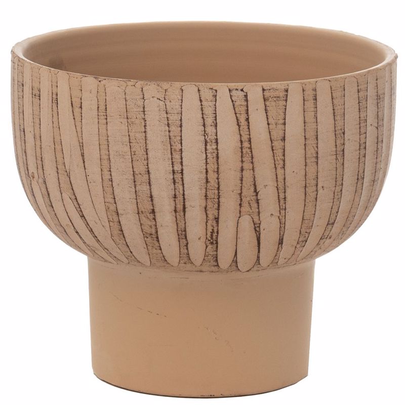 Γλάστρες - Ζαρντινιέρες agiovlasitishome - ΣΗΜΑΝΤΙΚΟ: Σε περίπτωση διαφοράς τιμής από το κατάστημα ισχύει παντα και μόνο η τιμή του καταστήματος Iliadis Κασπώ Πήλινο Αντικέ Κεραμιδί Φ25x21.5cm 88061