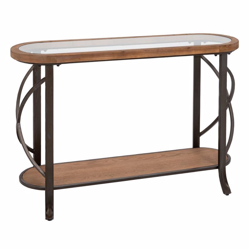 Iliadis - ΣΗΜΑΝΤΙΚΟ: Σε περίπτωση διαφοράς τιμής από το κατάστημα ισχύει παντα και μόνο η τιμή του καταστήματος Iliadis Κονσόλα Ξύλινη με Γυάλινη Διάφανη Επιφάνεια και