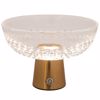 Iliadis Bol Gyalino se Xrusi Metalliki Basi me Lampa USB F27x20cm 88502
