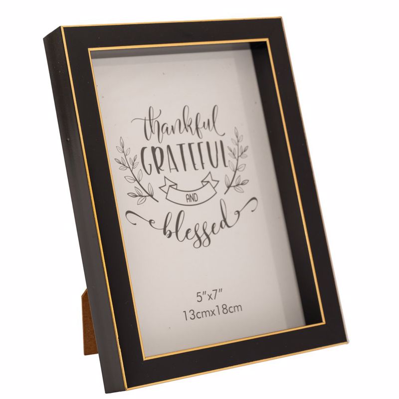 Iliadis - ΣΗΜΑΝΤΙΚΟ: Σε περίπτωση διαφοράς τιμής από το κατάστημα ισχύει παντα και μόνο η τιμή του καταστήματος Iliadis Κορνίζα Πλαστική Μαύρη με Χρυσή Λεπτομέρεια 13x