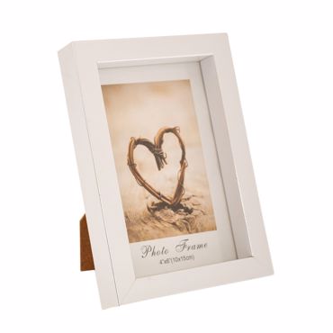 Iliadis Κορνίζα Πλαστική Λευκή με Ασημί Λεπτομέρεια 10x15cm 88589