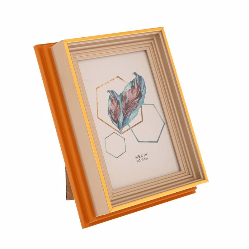 Iliadis Κορνίζα Καφέ με Χρυσό Γείσο 10x15cm 88854