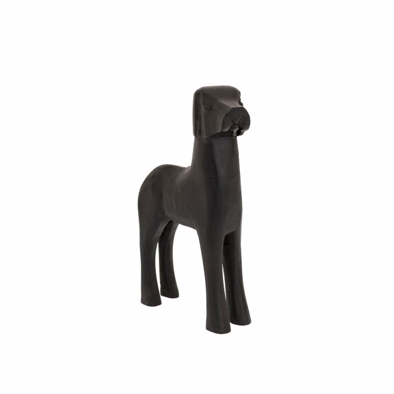 Διακοσμητικά Επιτραπέζια agiovlasitishome - ΣΗΜΑΝΤΙΚΟ: Σε περίπτωση διαφοράς τιμής από το κατάστημα ισχύει παντα και μόνο η τιμή του καταστήματος Iliadis Φιγούρα Σκύλου Μαύρη Ξύλινη 26x19x5cm 88891