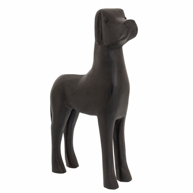 Διακοσμητικά Επιτραπέζια agiovlasitishome - ΣΗΜΑΝΤΙΚΟ: Σε περίπτωση διαφοράς τιμής από το κατάστημα ισχύει παντα και μόνο η τιμή του καταστήματος Iliadis Φιγούρα Σκύλου Ξύλινη Μαύρη 36x26x7.5cm 88892