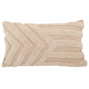 Iliadis Μαξιλάρι Υφασμάτινο Ανάγλυφο Λευκό 50x30cm 88913