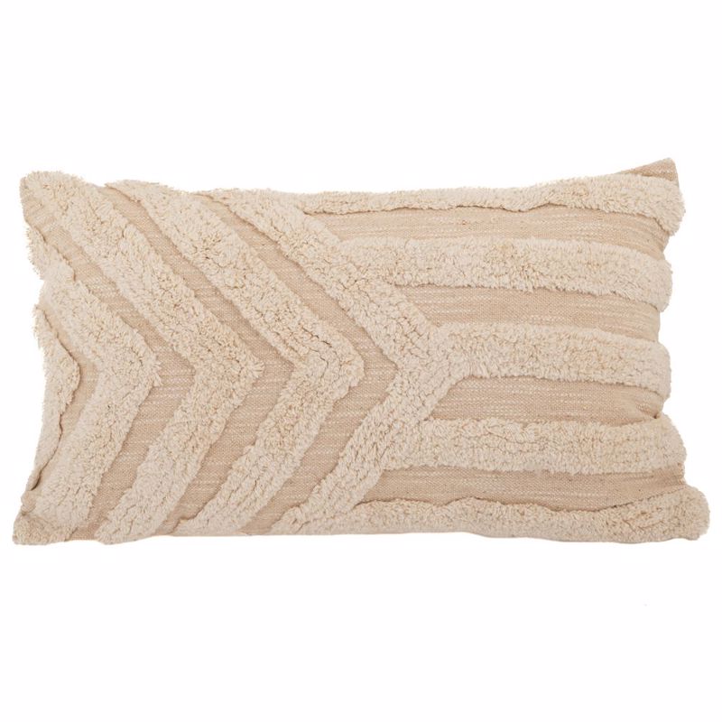 Iliadis Μαξιλάρι Υφασμάτινο Ανάγλυφο Λευκό 50x30cm 8891