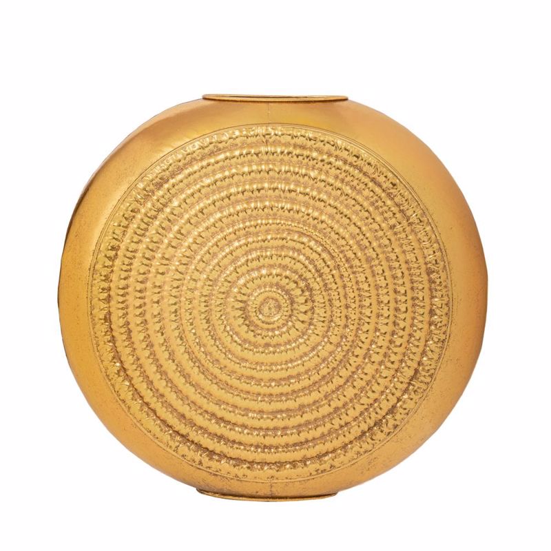 Διακοσμητικά Επιτραπέζια agiovlasitishome - ΣΗΜΑΝΤΙΚΟ: Σε περίπτωση διαφοράς τιμής από το κατάστημα ισχύει παντα και μόνο η τιμή του καταστήματος Iliadis Βάζο Μεταλλικό Χρυσό 63x17x58.5cm 88956