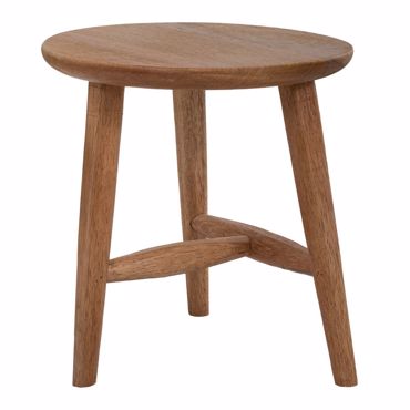 Iliadis Σκαμπό Ξύλινο Στρογγυλό Φ30x33cm 88993