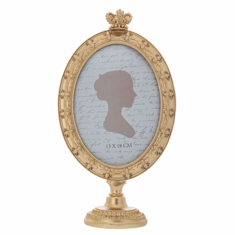 Iliadis - ΣΗΜΑΝΤΙΚΟ: Σε περίπτωση διαφοράς τιμής από το κατάστημα ισχύει παντα και μόνο η τιμή του καταστήματος Iliadis Κορνίζα με Πόδι Resin Χρυσή 16x29cm (13x18cm) 8