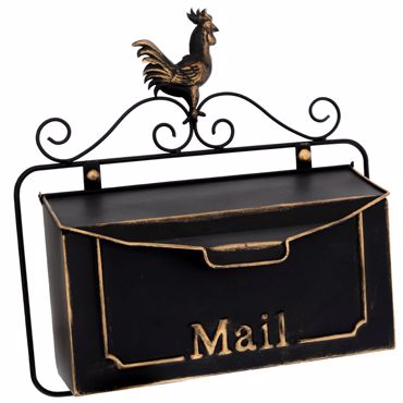 Iliadis Γραμματοκιβώτιο Τοίχου Μεταλλικό Μαύρο 33x33x13cm 89146