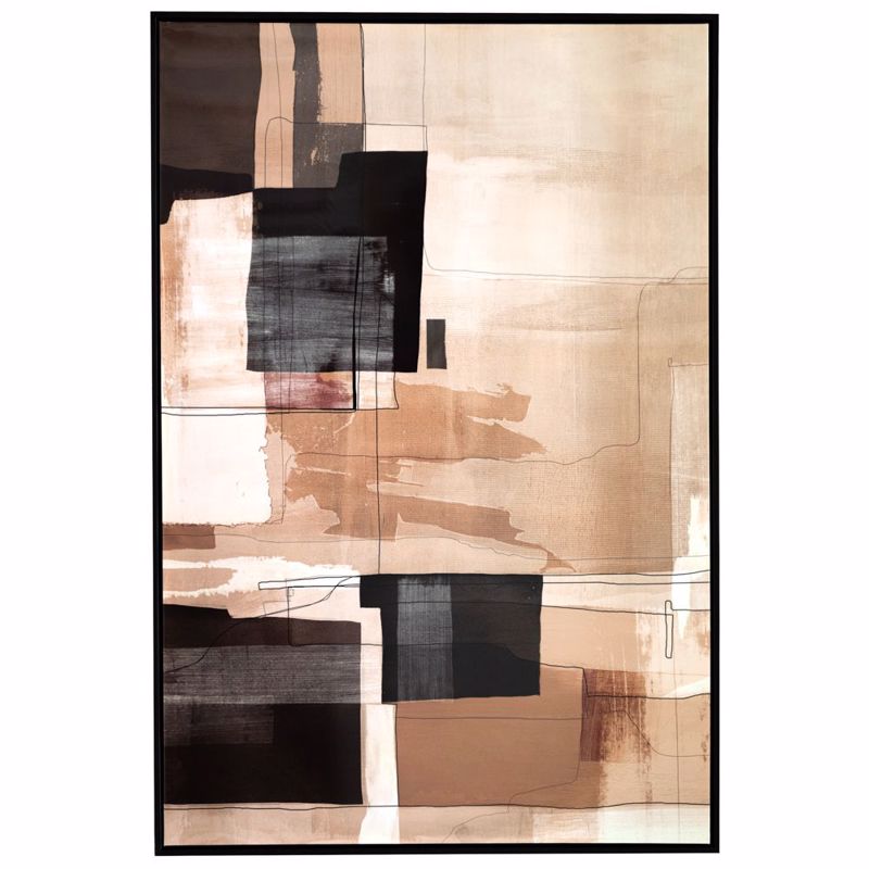 Iliadis Πίνακας ABSTRACT με Wenge Κορνίζα σε Τυπωμένο Κ