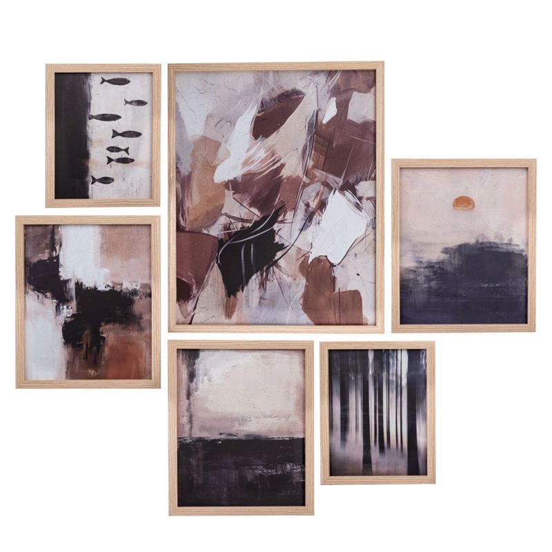 Iliadis Σετ των 6 Τυπωμένοι Πίνακες με Διάφορα Θέματα 4