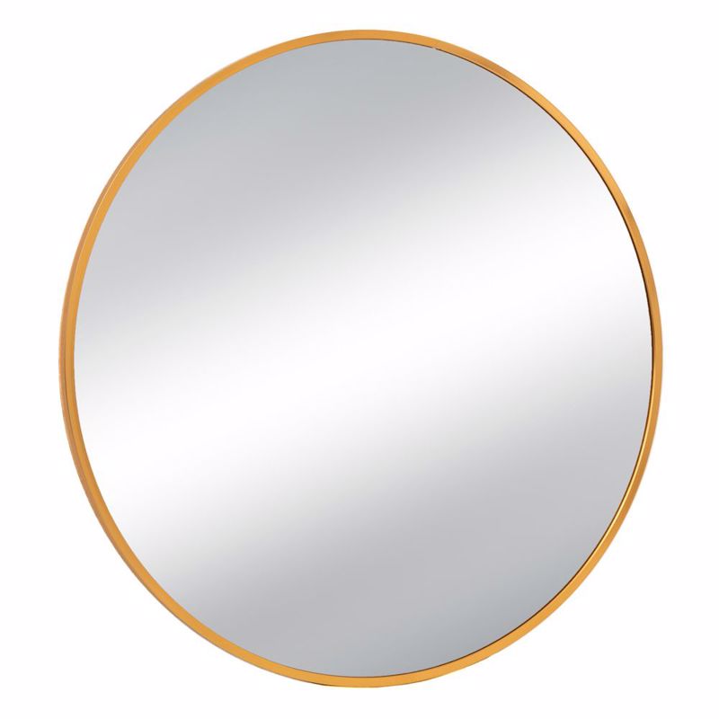 Καθρέπτες agiovlasitishome - ΣΗΜΑΝΤΙΚΟ: Σε περίπτωση διαφοράς τιμής από το κατάστημα ισχύει παντα και μόνο η τιμή του καταστήματος Iliadis Καθρέπτης Τοίχου Στρογγυλός Μεταλλικός Χρυσός Φ