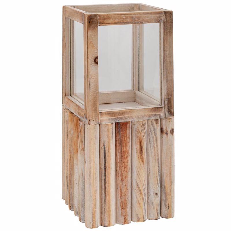 Iliadis - ΣΗΜΑΝΤΙΚΟ: Σε περίπτωση διαφοράς τιμής από το κατάστημα ισχύει παντα και μόνο η τιμή του καταστήματος Iliadis Φανάρι Δαπέδου Ξύλινο Ανοιχτό Καφέ 19.5x19.5x56