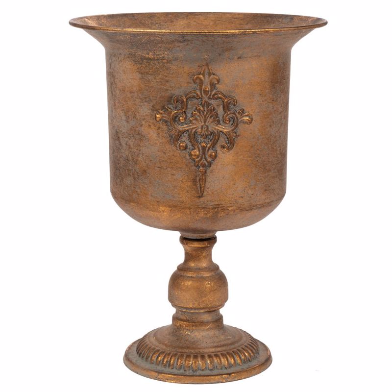 Iliadis Αμφορέας Μεταλλικός Χρυσός Φ30.5x41.5cm 89343