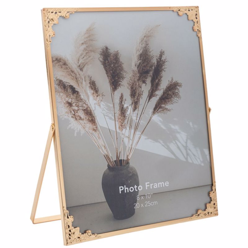 agiovlasitishome Διακοσμητικά τοίχου - ΣΗΜΑΝΤΙΚΟ: Σε περίπτωση διαφοράς τιμής από το κατάστημα ισχύει παντα και μόνο η τιμή του καταστήματος Iliadis Κορνίζα Μεταλλική Χρυσή με Σχέδιο Λουλούδι στις