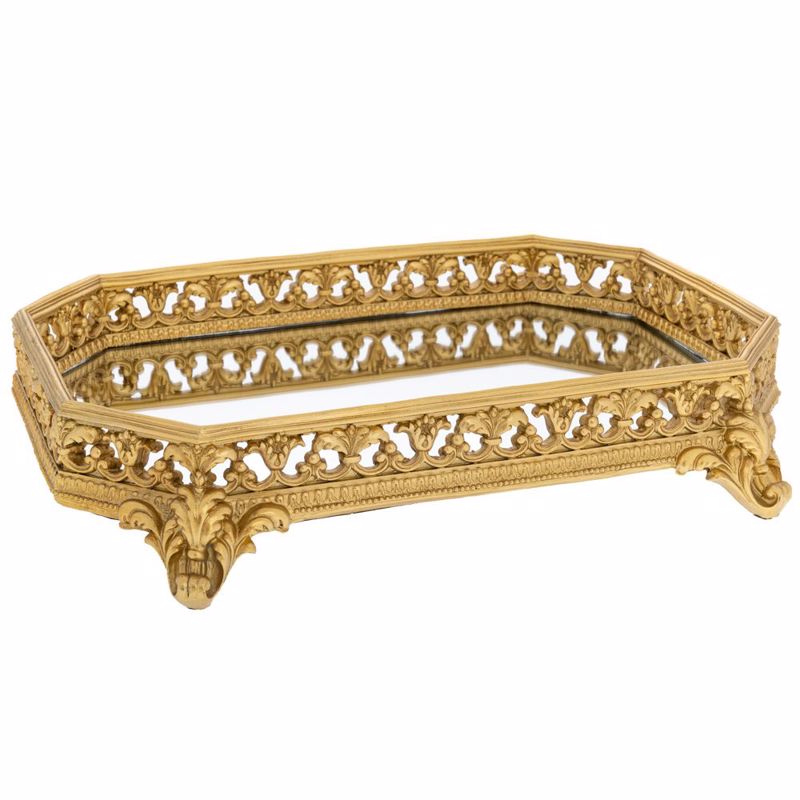 Iliadis Δίσκος Resin Χρυσός με Επιφάνεια Καθρέπτη και Π