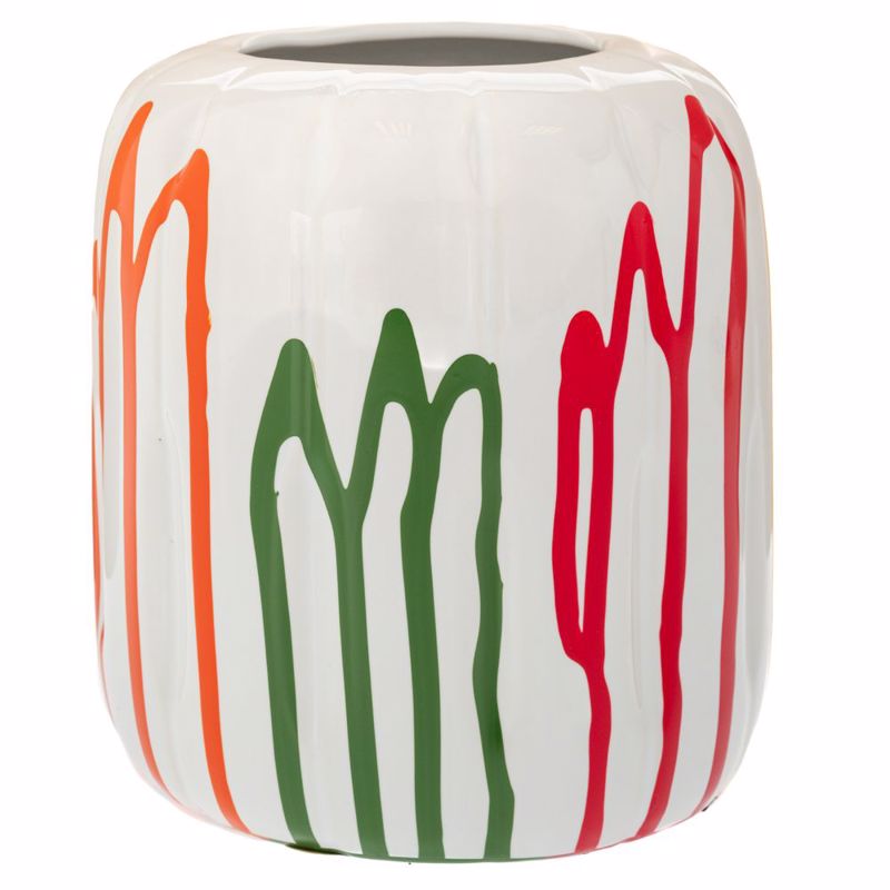 Iliadis - ΣΗΜΑΝΤΙΚΟ: Σε περίπτωση διαφοράς τιμής από το κατάστημα ισχύει παντα και μόνο η τιμή του καταστήματος Iliadis Βάζο Κεραμικό COLOURFUL Φ16x16cm 90142