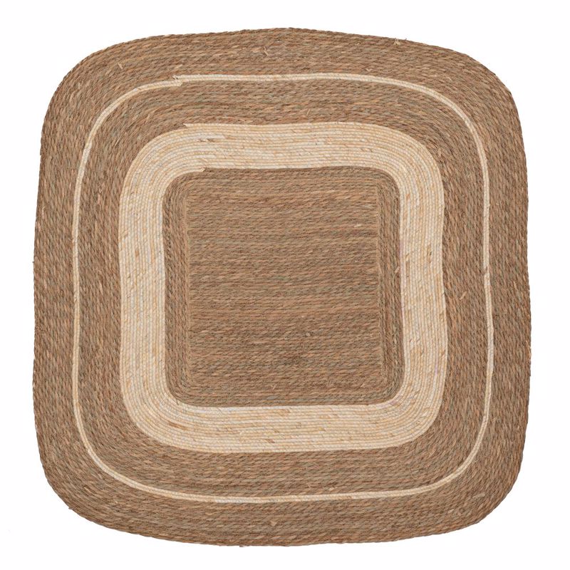 Iliadis - ΣΗΜΑΝΤΙΚΟ: Σε περίπτωση διαφοράς τιμής από το κατάστημα ισχύει παντα και μόνο η τιμή του καταστήματος Iliadis Κεντητό Χαλί Τετράγωνο Φυσικό 150x150cm 90148