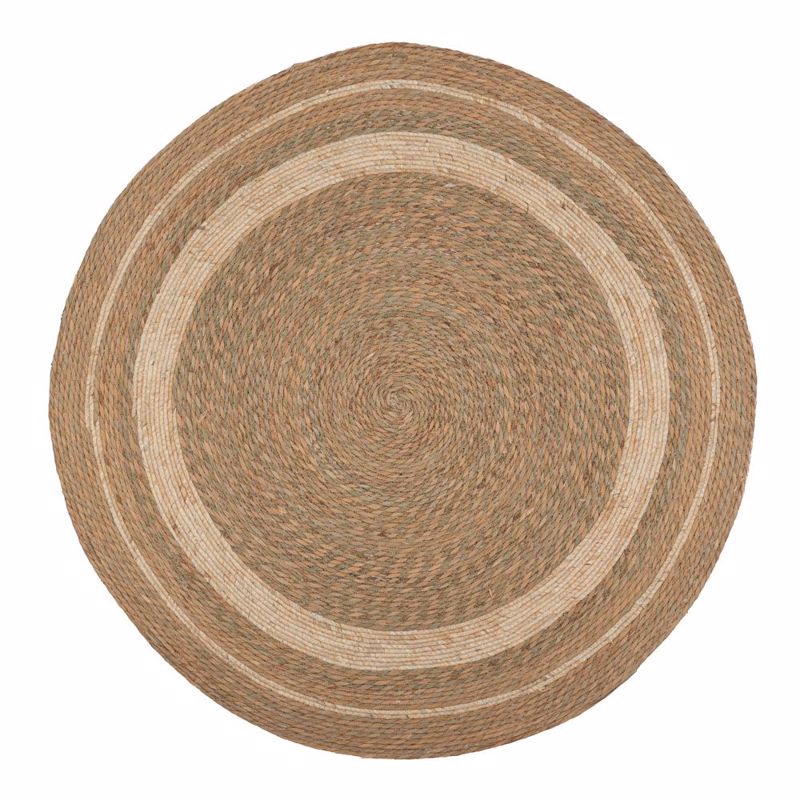 Iliadis - ΣΗΜΑΝΤΙΚΟ: Σε περίπτωση διαφοράς τιμής από το κατάστημα ισχύει παντα και μόνο η τιμή του καταστήματος Iliadis Στρογγυλό Χαλί Γιούτα Δίχρωμο Φ150cm 90152