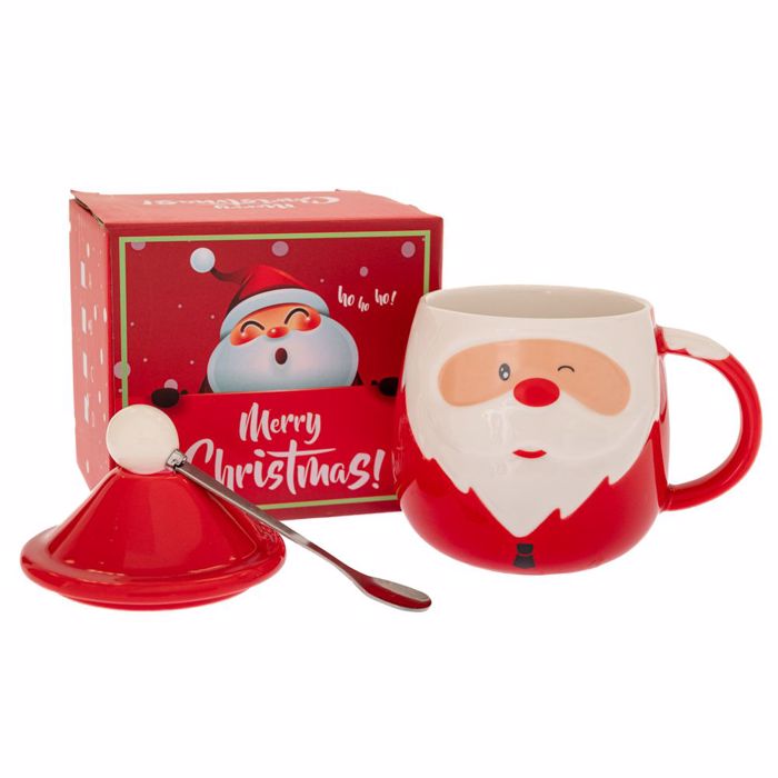 Iliadis Koupa Keramiki Kokkini ''Aϊ-Basilis'' me Kapaki se Kouti 91486