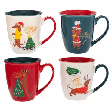 Iliadis Κεραμική Κούπα με Χριστουγεννιάτικες Φιγούρες σε Κουτί 350ml σε 4 Σχέδια 91507